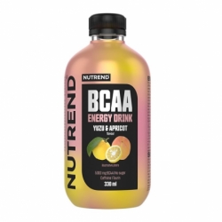 nápoj Nutrend BCAA ENERGY - yuzu+meruňka 330ml exp. 08/26
