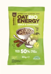 kaše ovesná Bombus Bio 65g jablko+skořice
