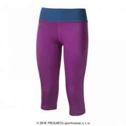 kalhoty 3/4 dámské Progress BETTY 3Q fialovo/modré
