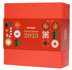 adventní kalendář Nutrend VÁNOCE 2025, červený