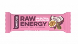 tyčinka Bombus Raw Energy 50g maracuja+kokos