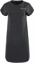 šaty dámské ALPINE PRO HEMADA bavlněné šedé