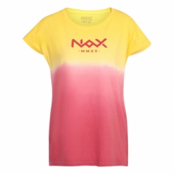 triko dámské krátké NAX KOHUJA žluto/růžové