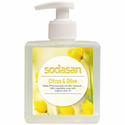 mýdlo tekuté SODASAN citron-oliva 300 ml
