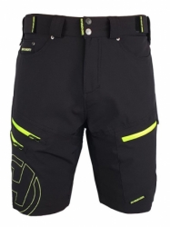 kalhoty krátké pánské HAVEN NAVAHO SHORTY černo/zelené s cyklovložkou