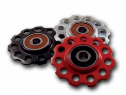 kladky přehazovačky ShamanRacing 11z. stříbrné