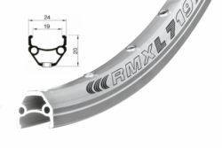 ráfek REMERX DRAGON 719 V-brake 622x19 32děr stříbrný nýt