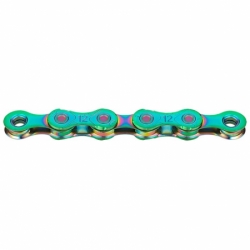 řetěz KMC X12 WAXED aurora green 126čl. BOX