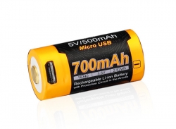 baterie 16340 Fenix USB (Li-Ion) RCR123A 700mAh High Current