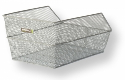 koš BASIL Cento nosič drátěný stříbrný