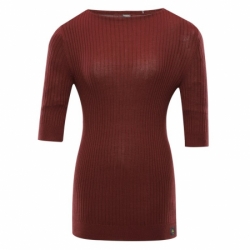 triko dámské tříčtvrteční NAX NOVAKA vínové