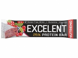 tyčinka Nutrend Excelent černý rybíz+brusinka 40g exp. 07/26
