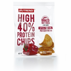 chipsy Nutrend HIGH PROTEIN 40g paprika exp.06/22