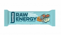 tyčinka Bombus Raw Energy 50g slaný karamel+arašídy