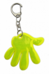 přívěšek reflexní Ruka žlutá
