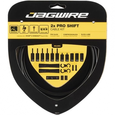 sada lanko+bowden Jagwire Pro Shift Kit černá 2ks
