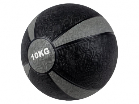 medicinbal 10kg šedo-černý