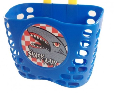 koš dětský barevný modrý Shark + pásky
