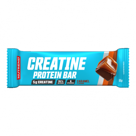 tyčinka Nutrend Creatine Protein Bar slaný karamel v mléčné čokoládě 55g
