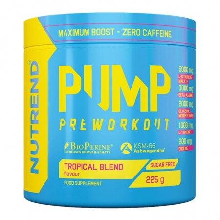 nápoj Nutrend PUMP PRE-WORKOUT 225g tropical blend