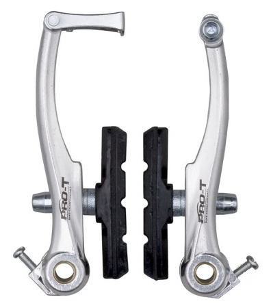 Brzdové čelisti PRO-T V-brake dural EVO stříbrná