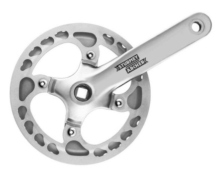 kliky Sturmey-Archer FCS742 1x 44z 170mm stříbrné kryt