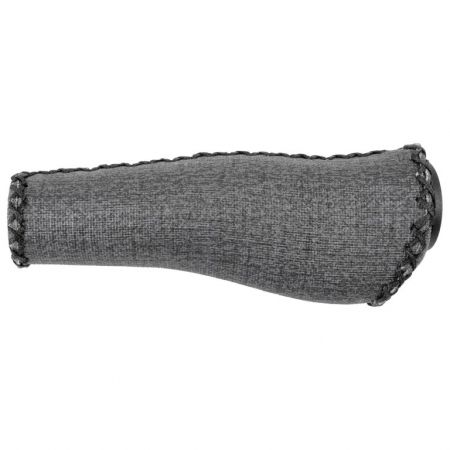 gripy VELO STELLA ergonomické textilní tmavě šedé