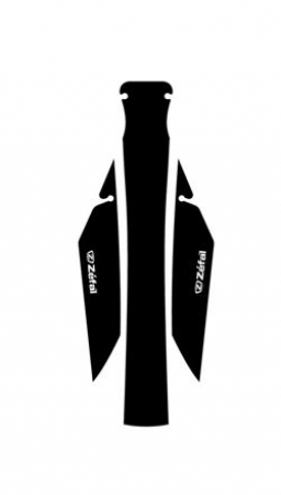 blatník zadní ZEFAL Lite XL uni bílo/černý