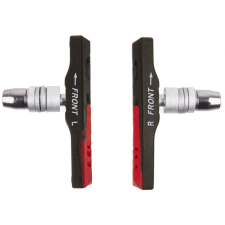 špalíky M-Wave MTB šroub 72mm černo-červené