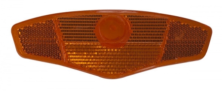 Odrazka do výpletu (2ks) oranžová