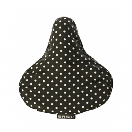 potah na sedlo BASIL Katharina B&D 230x270mm černý puntík