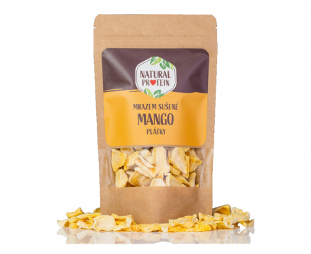 lyofilizované ovoce NaturalProtein mango - plátky 45g