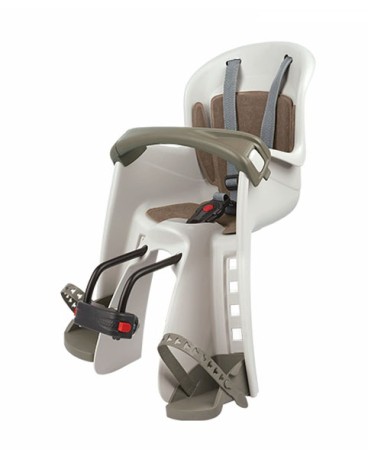 Dětská sedačka POLISPORT Bilby Junior přední (přední uchycení) krémovo-hnědá