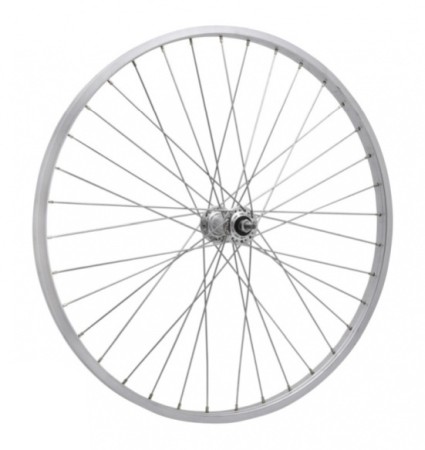 kolo zapletené 26" 559-21 přední 36 děr stříbrné Union/CnSpoke
