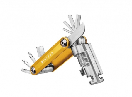 klíče multi TOPEAK P20 mini zlaté
