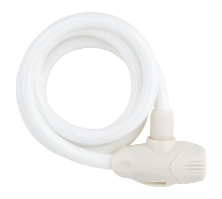 Zámek spirála PRO-T Plus M12 x 120cm Color bílá