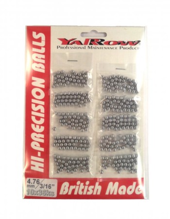 kuličky Yarrow 4.76mm 10x36ks přední náboj