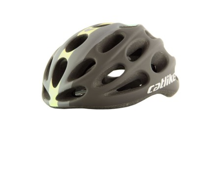 PŘILBA CATLIKE CHUPITO ČERNÁ - ŠEDÁ - ŽLUTÁ MAT