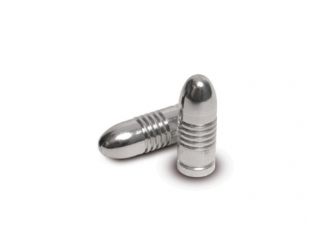 čepičky ventilku ShamanRacing Patrony AV stříbrné