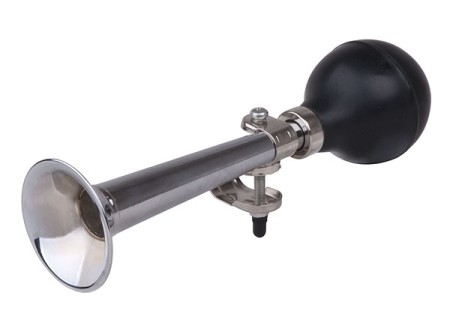 Klakson rovný stříbrná