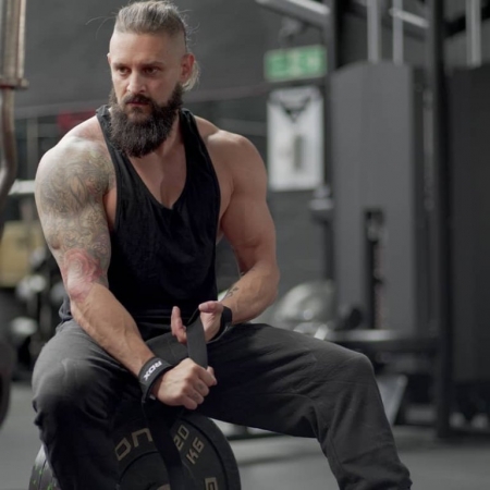 posilovací popruhy na zápěstí RDX W1 černé