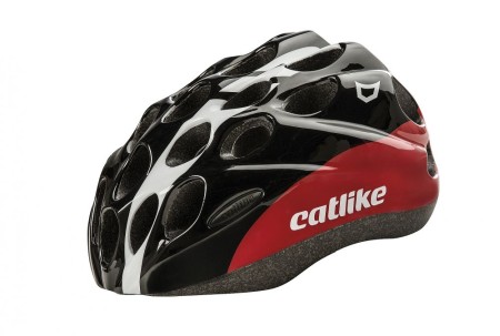 PŘILBA CATLIKE KITTEN R012 ČERNO-ČERVENO-BÍLÁ