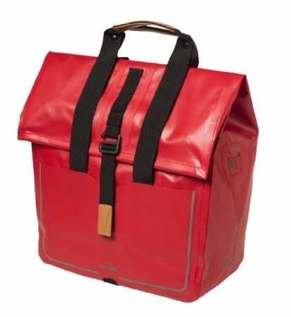 brašna BASIL Urban Dry Shopper 20l červená