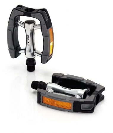 pedály XLC City/Comfort PD-C07 černé s odrazkou