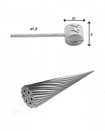 lanko brzdové XLC BR-X85 MTB 900mm