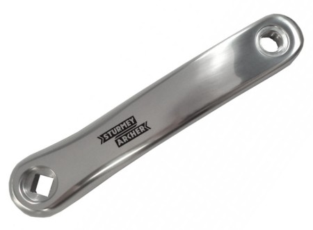 klika levá Sturmey-Archer CAS700 4H 170mm ALU stříbrná