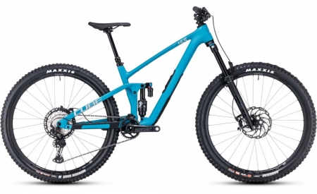 Celoodpružené kolo CUBE Stereo ONE55 C:62 SLX bondiblue'n'grey 2024