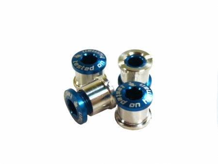 šrouby do převodníku ShamanRacing 8mm, 4ks modré