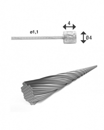 Lanko řadící XLC SH-X17 1,1/2500mm
