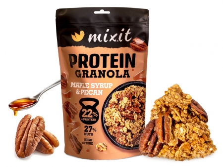 granola z pece proteinová - tofee a kešu Mixit 350g